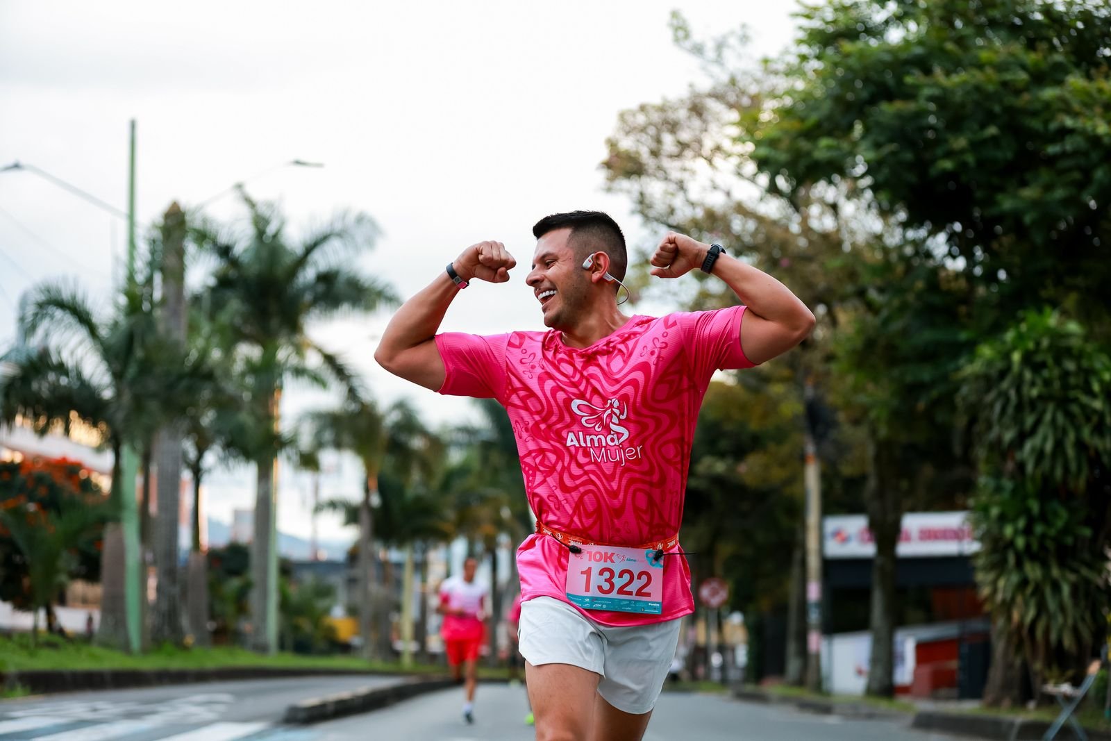 Finish line moment
